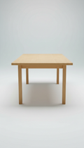 Oak Dining Table With Tapered Legs
